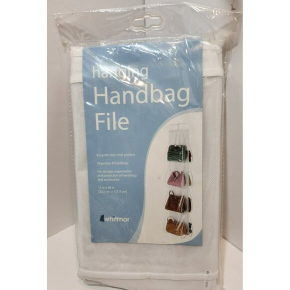 Whitmor Hanging Handbag File New 12 in by 48 in - Picture 1 of 7